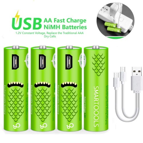 Jual SMARTTOOLS BATTERY MICRO USB RECHARGEABLE AAA ST-AAA (ISI 2PCS ...