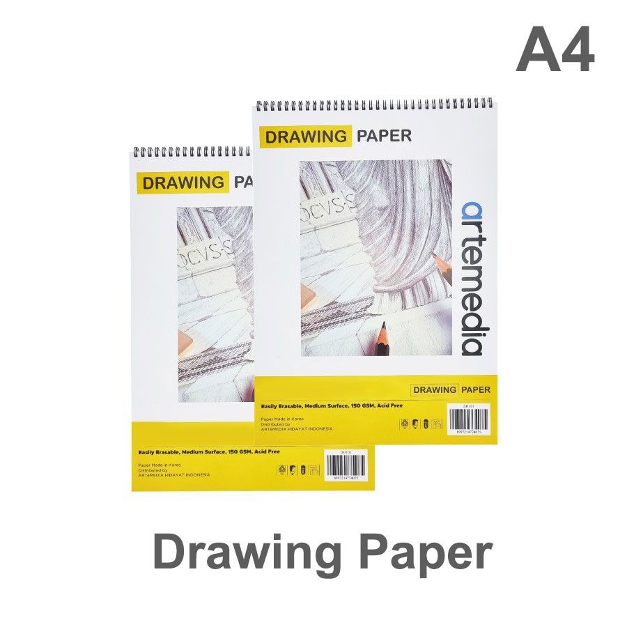 Jual Artemedia Drawing Paper Book A4 30 lembar / Buku Gambar