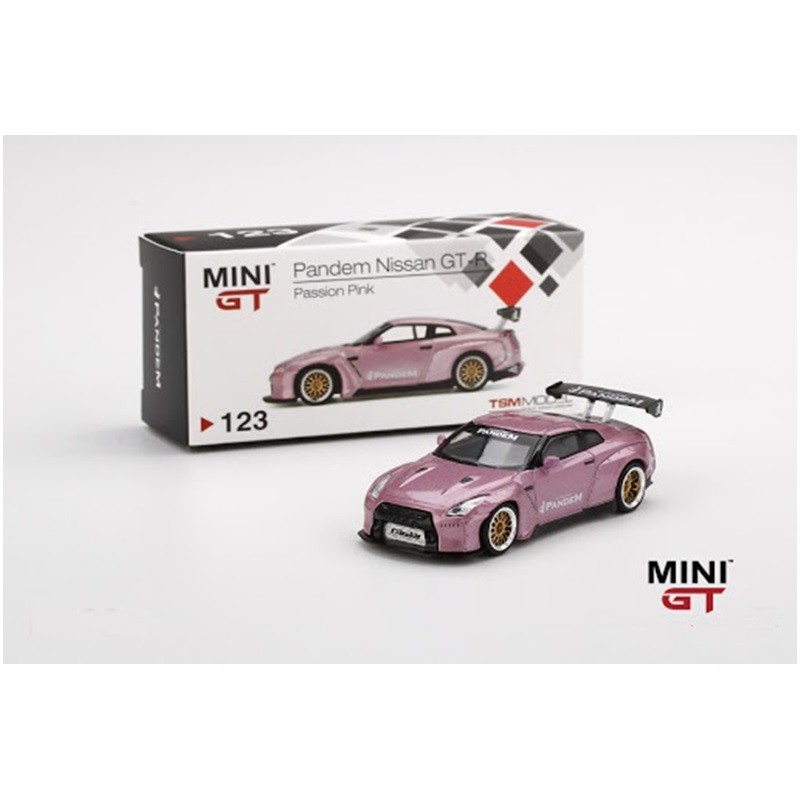 Jual Diecast Mini GT 1/64 Pandem Nissan GTR R35 Passion Pink