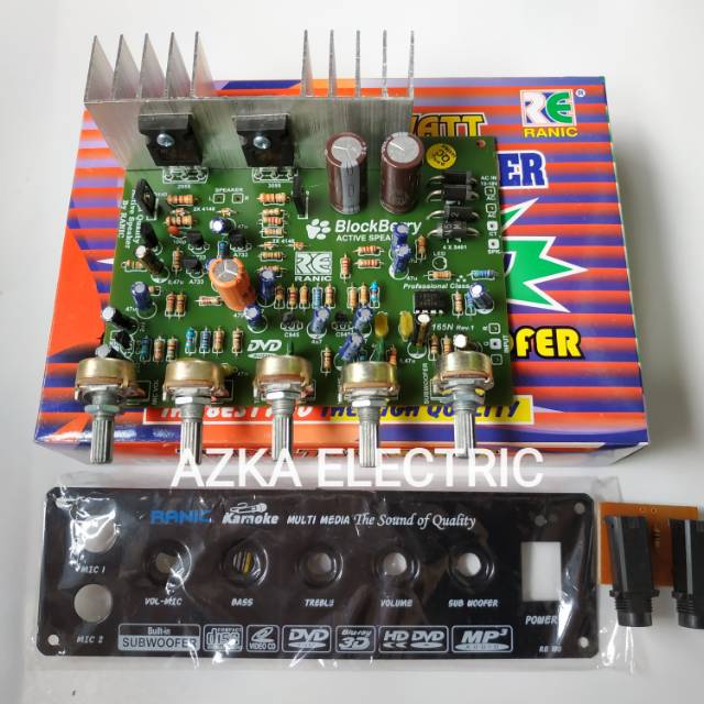 Jual Kit Power Amplifier Speaker Aktif Mono W Pmpo Shopee Indonesia