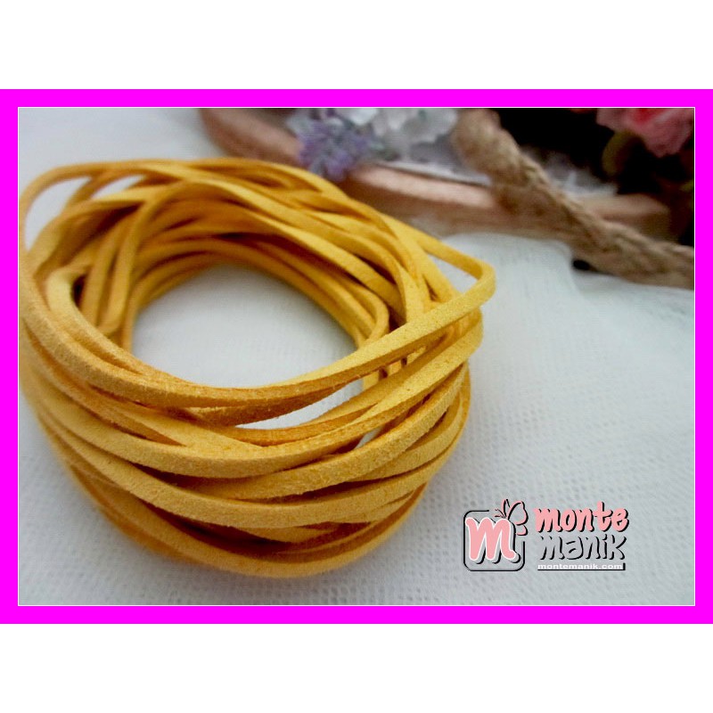 Jual Tali Suede Kuning Kunyit (TLC-020) | Shopee Indonesia