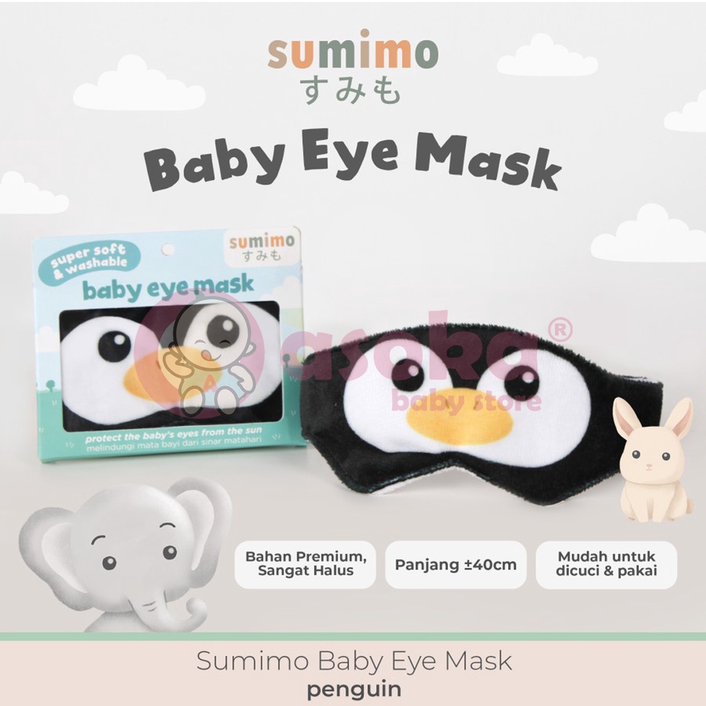 Jual Sumimo Baby Eye Mask Pelindung Mata Bayi ASOKA Shopee