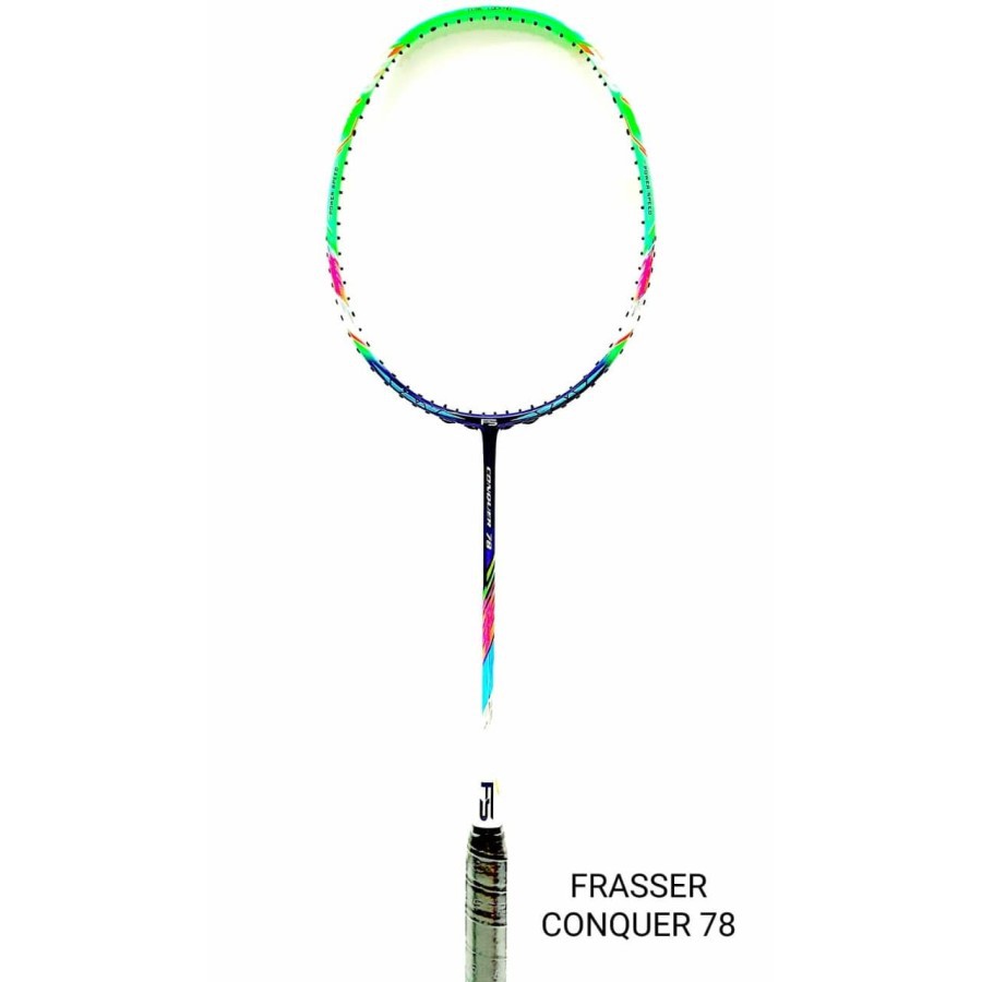 Jual raket badminton bulutangkis frasser 30 lbs conquer 78 ZF | Shopee ...