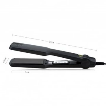 Catok Catokan Rambut Kemei Ceramic Heating Plate 220 Derajat Pelurus Rambut Black
