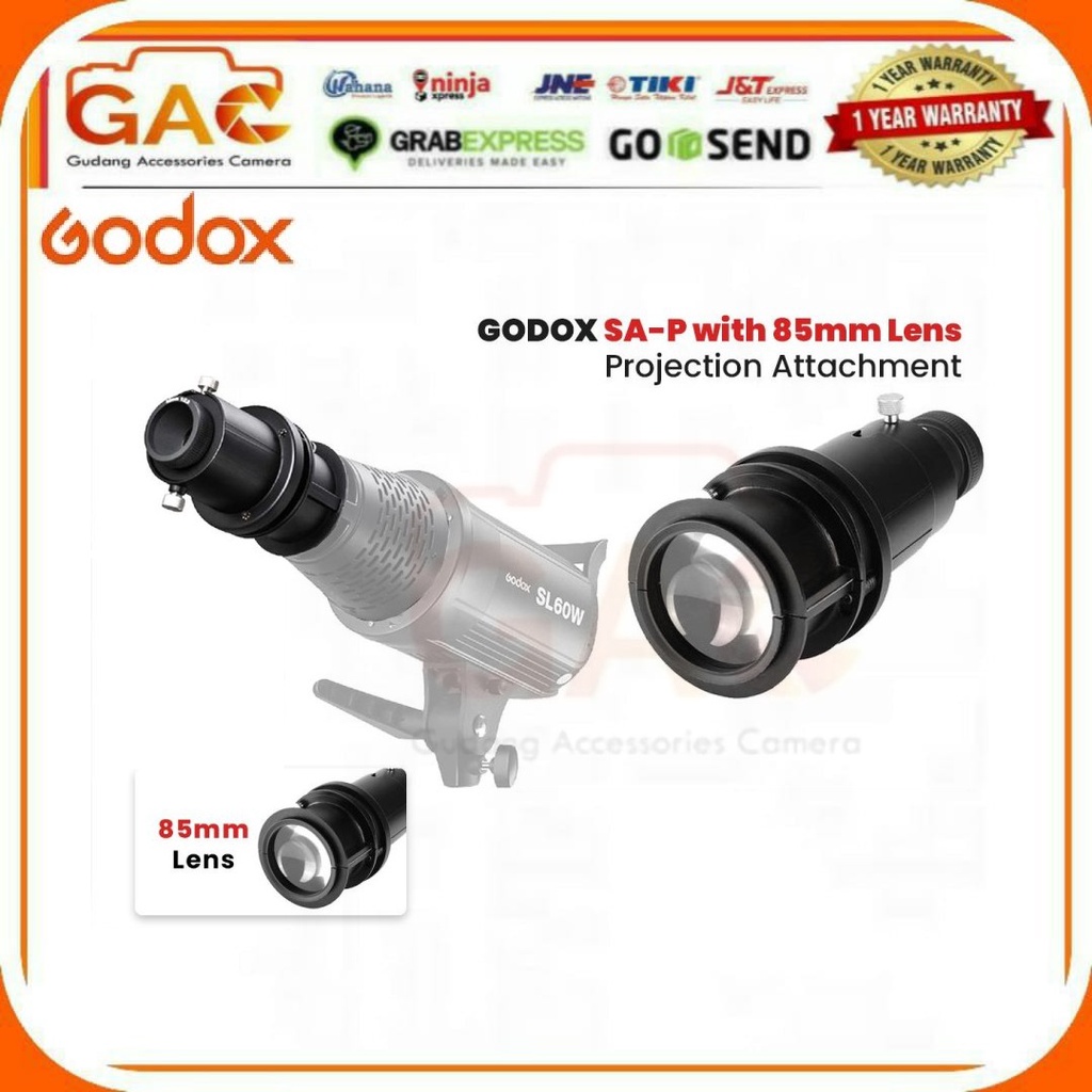 Jual GODOX SA17 / SA-17 Bowens Mount To Projection Attachment Mount - View #4