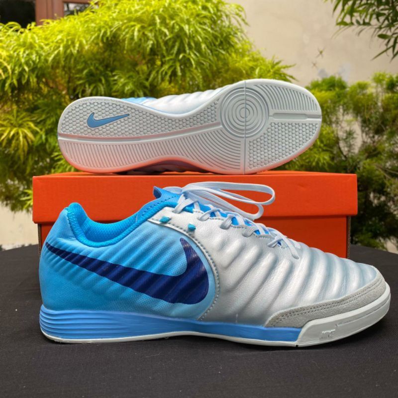 Jual Sepatu Futsal Nike Tiempo X Finale II Pure Blue IC Shopee