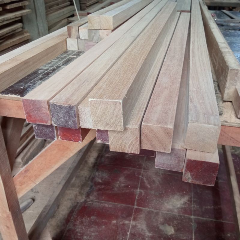 Jual Kaso Usuk Reng 4x4 Kayu Damar Laut Bengkirai Partisi Pagar Kaki