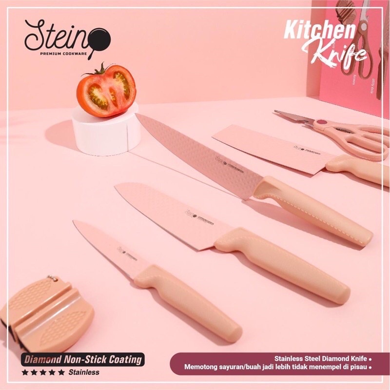 Jual Diamond Knife Set Steincookware Pisau Dapur Set Stein Shopee