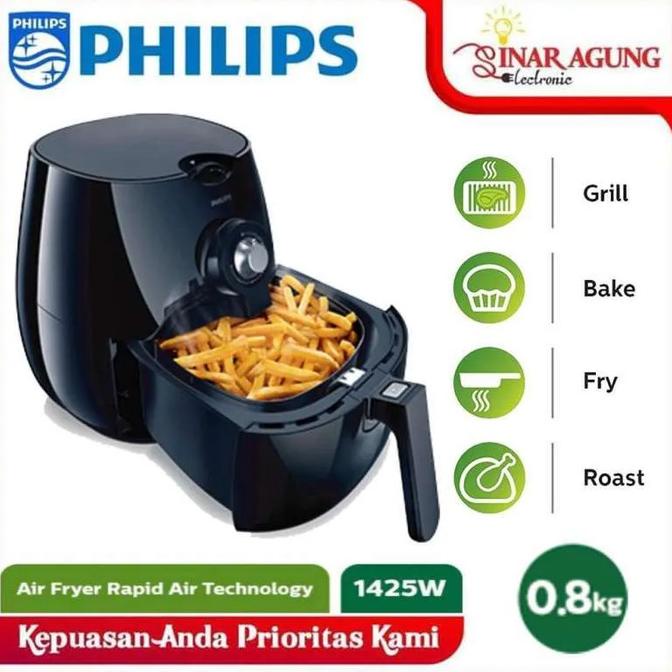Jual PHILIPS HD9218/50 HD 9218 AIRFRYER AIR FRYER BOND GARANSI RESMI