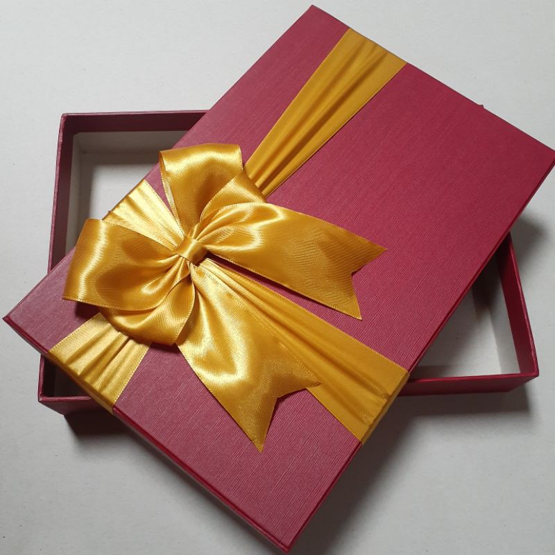 Jual GiftBox Cantik Merah Apollo bisa custom ukuran silakan chat ...