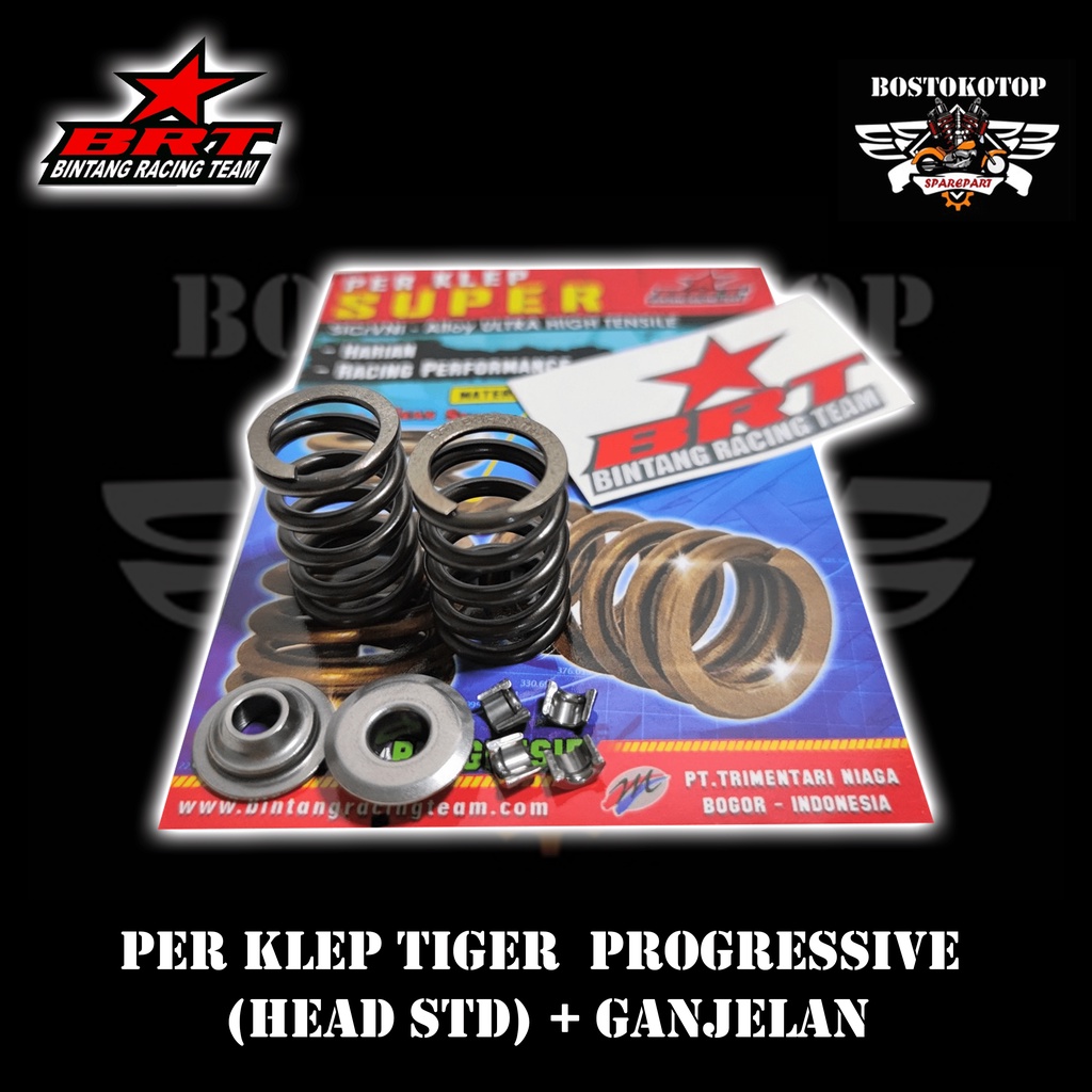 Jual BRT Per Klep Tiger Super Progressive Head Kepala Standar Set ...