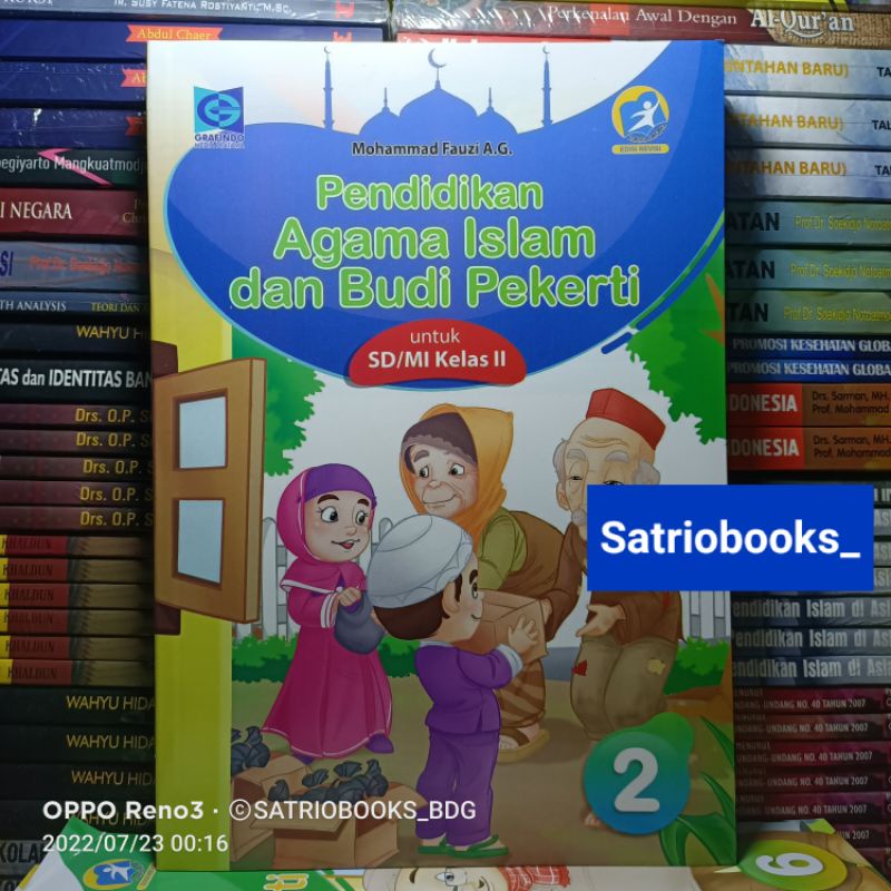 Jual Pendidikan Agama Islam Dan Budi Pekerti Kelas 2 Sd Penerbit Grafindo Edisi Revisi 2725