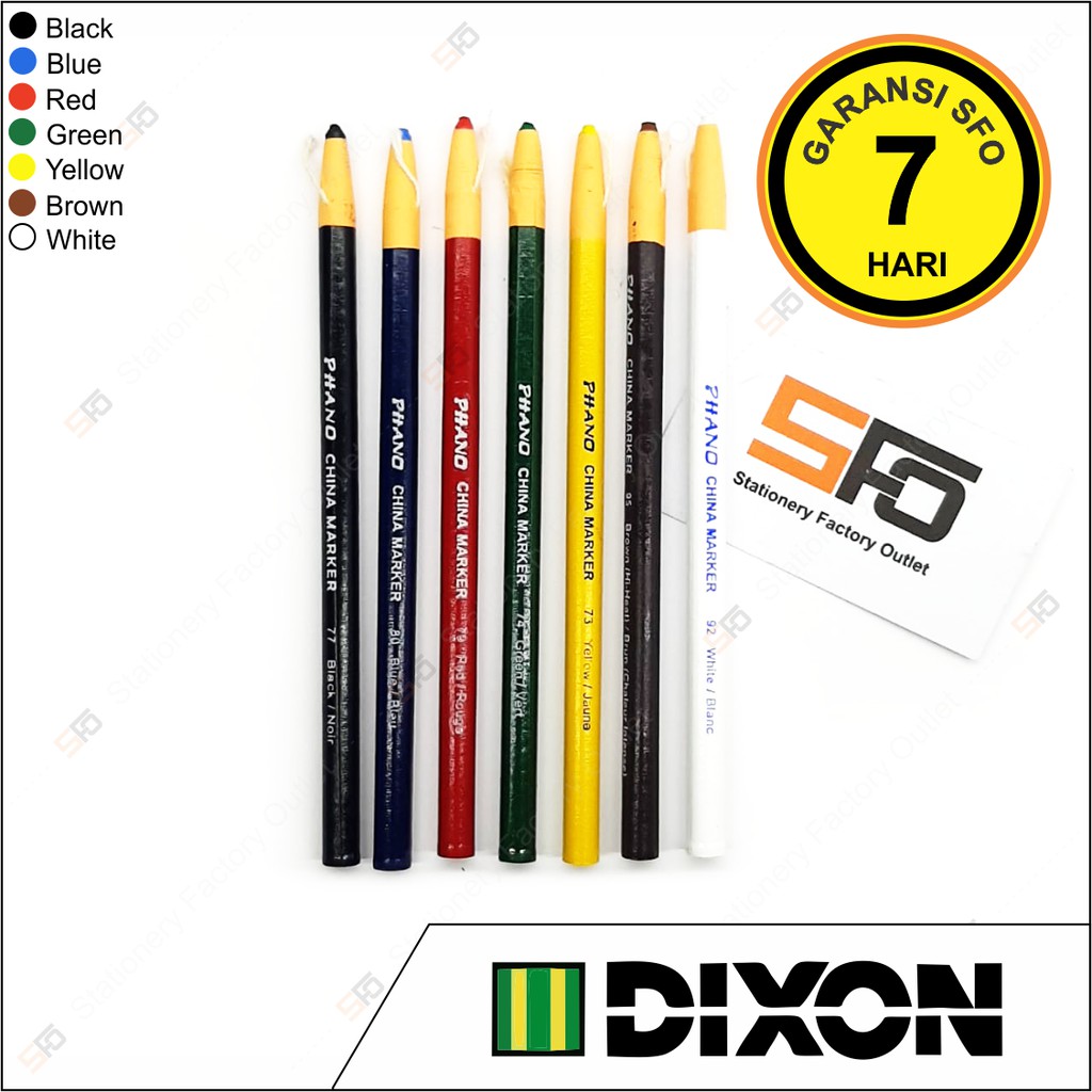 Jual Pensil Kaca Dixon - Phano China Marker