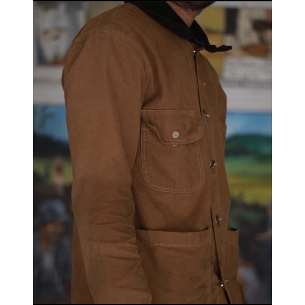 Jual jaket parka trucker brown camel, JAKET DAILY OUTDOOR VINTAGE. by ...