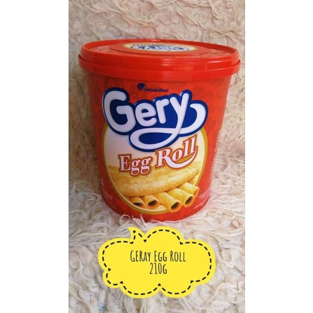 Jual Gery Egg Rolls 210g/ Wafer Roll/ Gery/ Gerry Egg Roll/ geri ekrol ...
