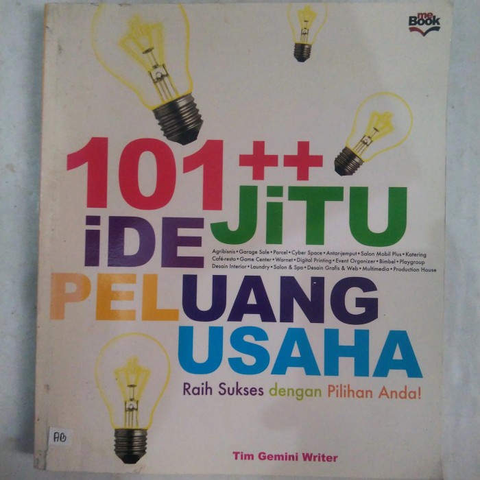 Jual BUKU 101++ IDE JITU PELUANG USAHA | Shopee Indonesia