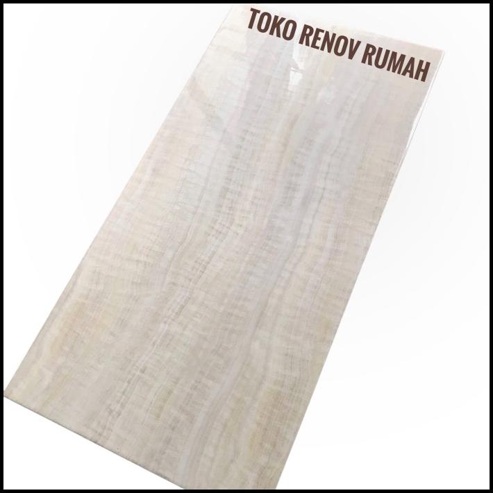 Jual Keramik Dinding Kamar Mandi 30X60 Cream Motif / Keramik Marmer