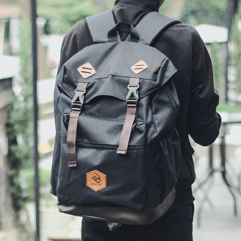 Jual DENVER BLACK |ManNeedMe x ARCIO| Tas Ransel Pria Backpack Pria Tas ...