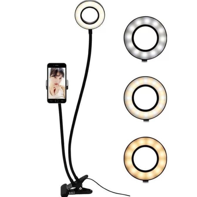 Jual Selfie Ring Light Lazypod Dengan Colokan Usb Shopee Indonesia