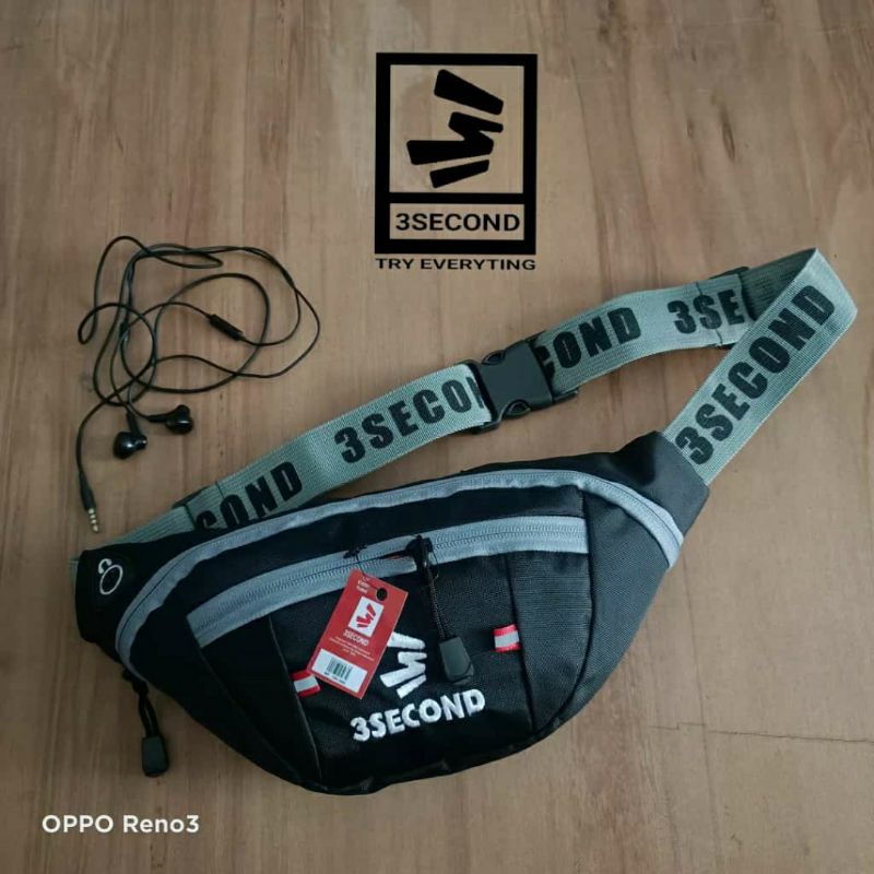 Jual WAISTBAG PRIA 3SECOND THREE SECOND TAS SELEMPANG TAS PINGGANG PRIA DISTRO MURAH Shopee Indonesia