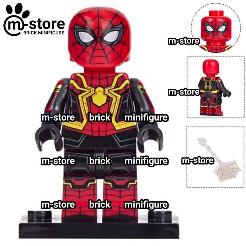 Jual brick spider-man no way home spiderman spider man mini toy figure ...