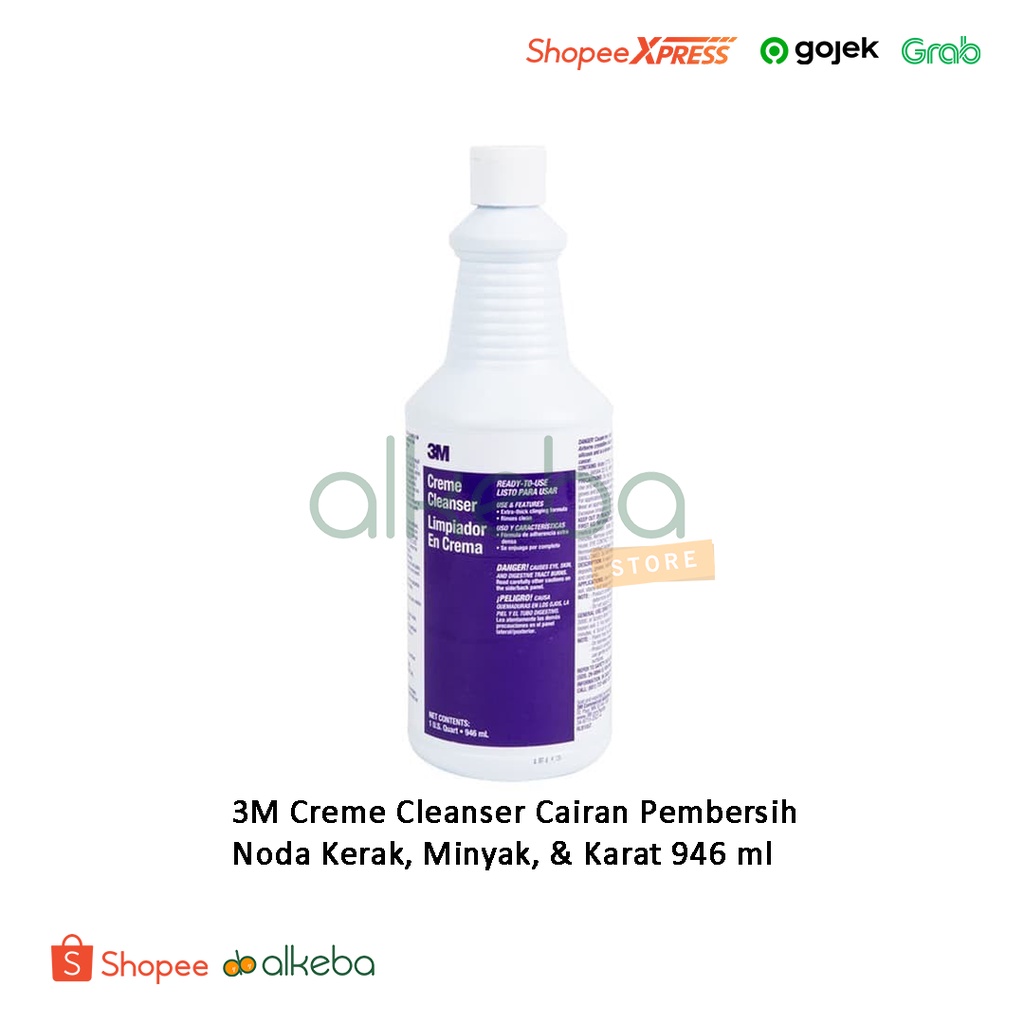 Jual 3m Creme Cleanser Cairan Pembersih Noda Kerak Minyak And Karat 946