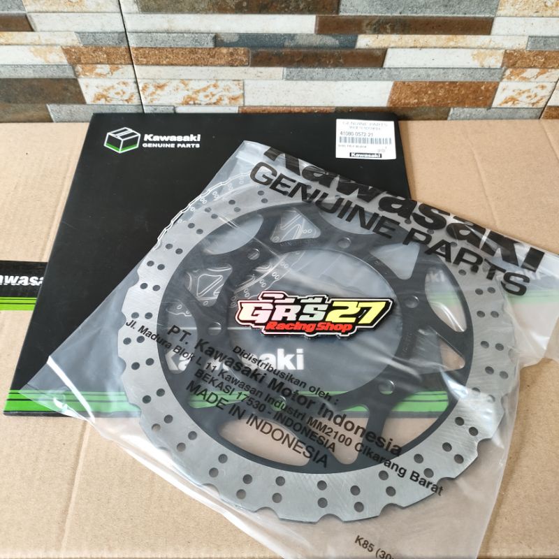 Jual Disc Disk Piringan Cakram Depan Ninja Rr New Black Ori Original Kawasaki Shopee Indonesia