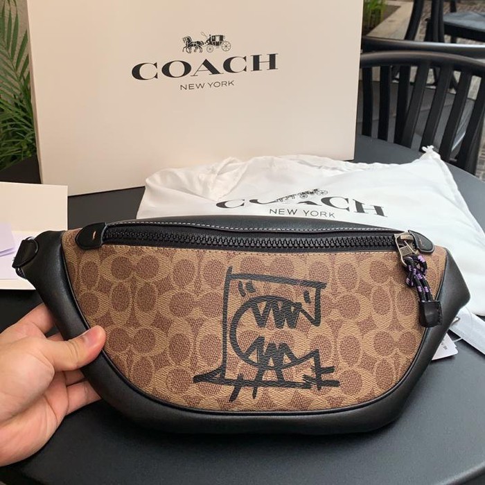 Coach waist shop bag dino