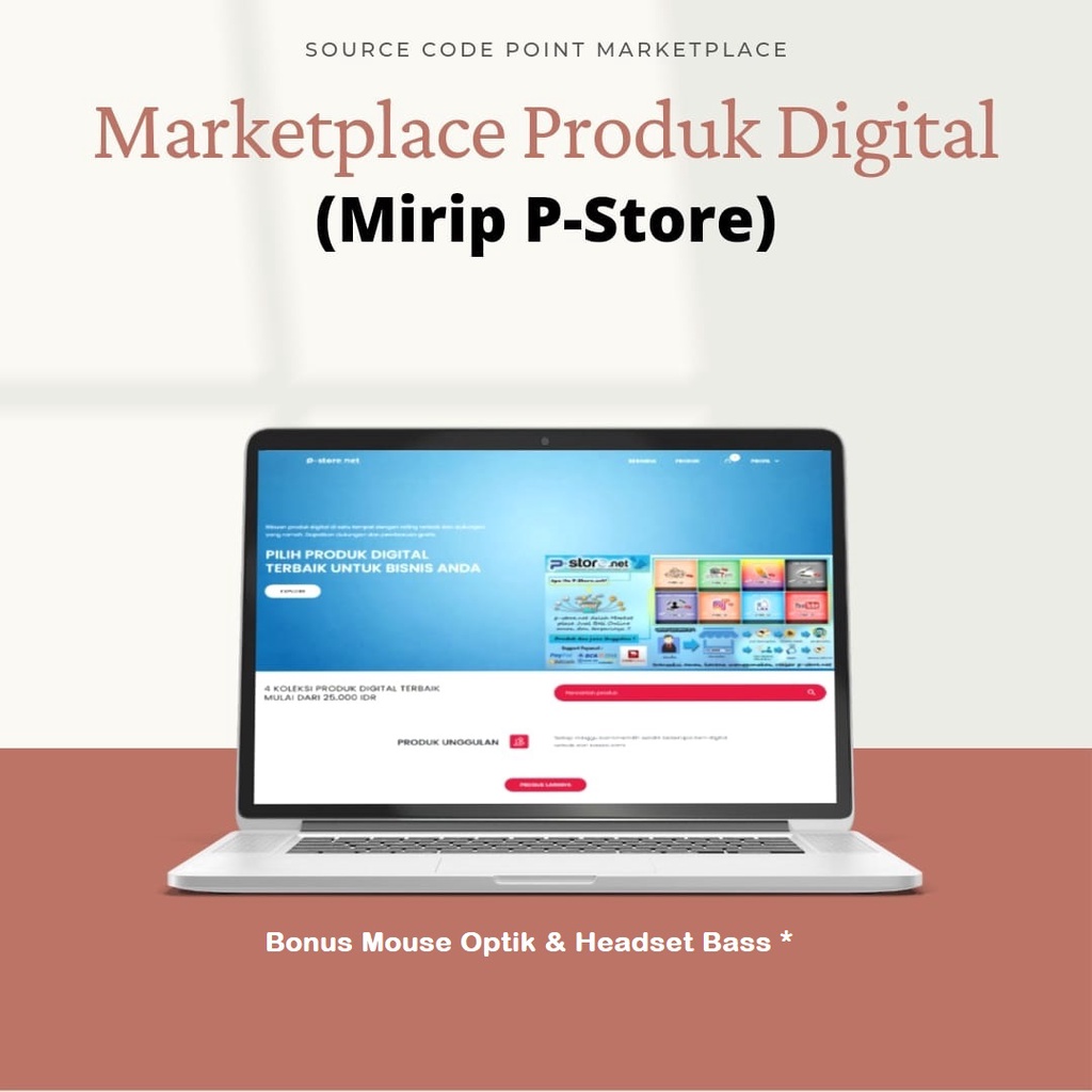 Jual Source Code Web Marketplace Produk Digital Multi Seller | Shopee ...