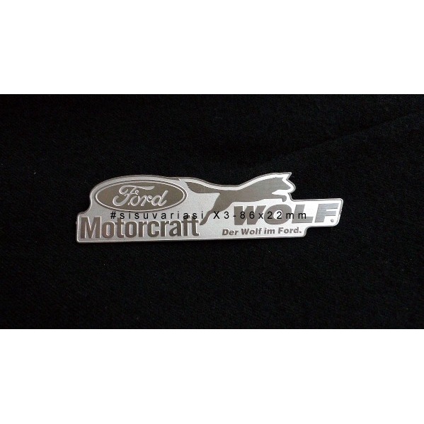 Jual Sticker Stainless Tipis WolfFord Motorcraft Shopee Indonesia