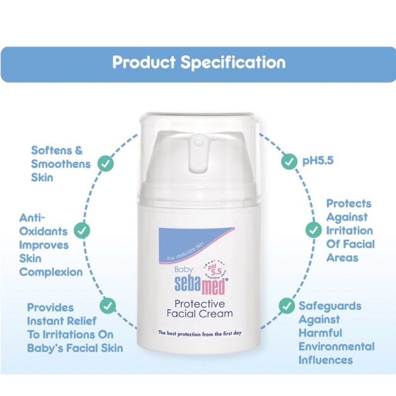 Jual Sebamed Baby Protective Facial Cream 50ml | Shopee Indonesia