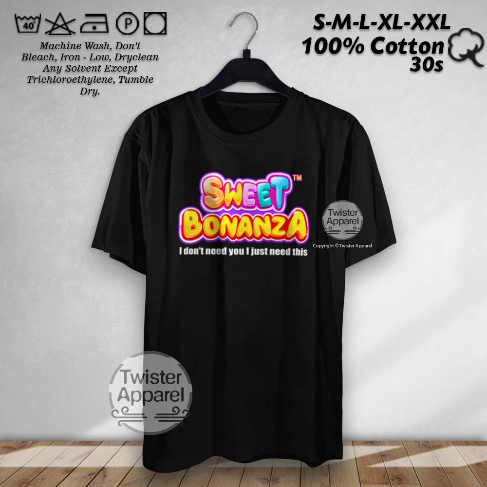 Jual Kaos Pragmatic Play Games Demo Slot Sweet Bonanza Baju Distro Atasan  Pria Wanita - TW9356 | Shopee Indonesia