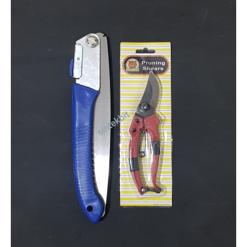Jual Paket gergaji kayu dan gunting ranting | Shopee Indonesia