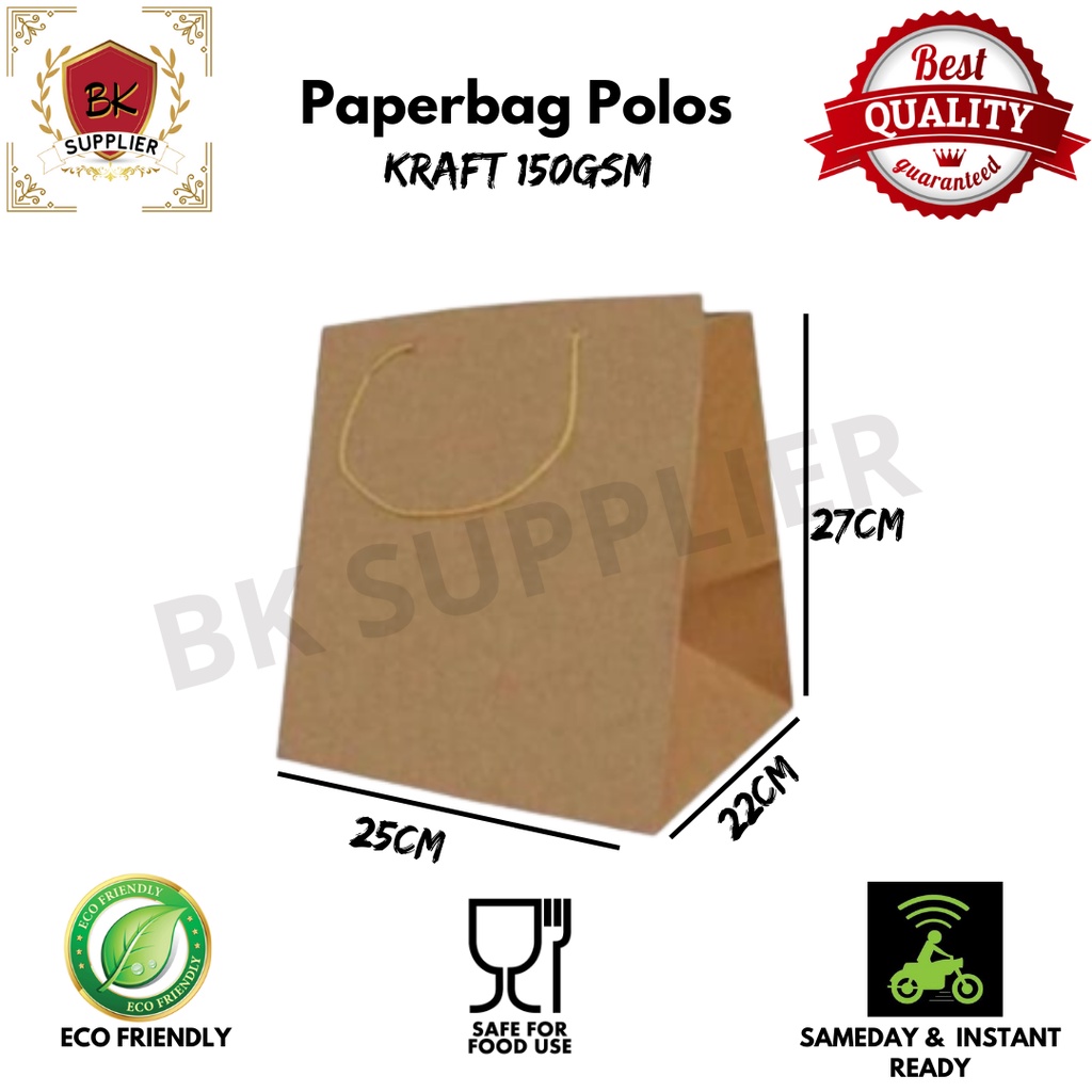 Jual Paperbag Pcs Paperbag Jumbo Paperbag Coklat Kantong Kemasan Paperbag Kemasan