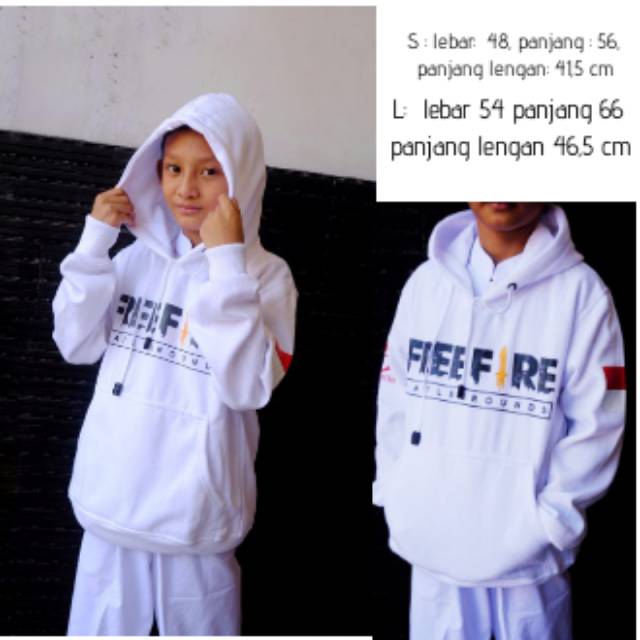 Jual JAKET FREE FIRE ANAK LAKI LAKI / JAKET FREE FIRE KEREN / JAKET GAMERS / JAKET FREE FIRE
