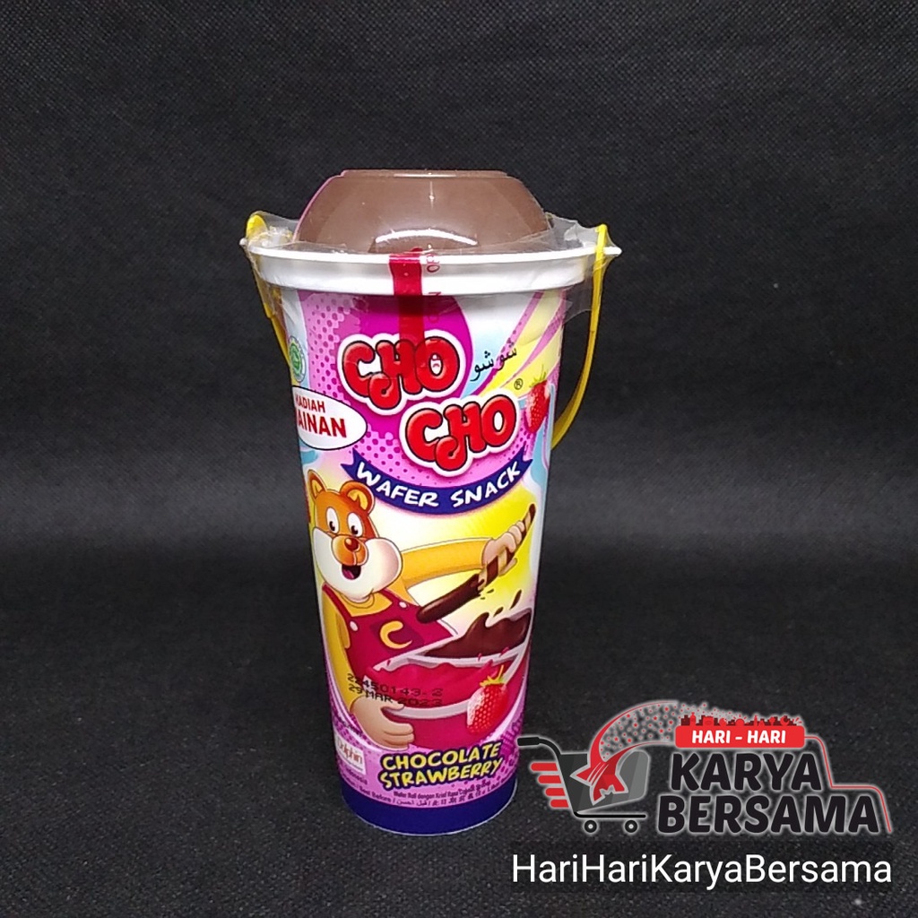 Jual Cho Cho Wafer Snack Chocolate Stawberry Gr Shopee Indonesia