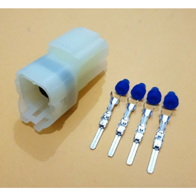 Jual soket socket dlc male honda & kawasaki 4 pin | Shopee Indonesia
