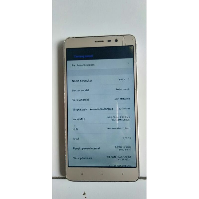 xiaomi redmi note 3 pro kenzo minusan baca deskripsi