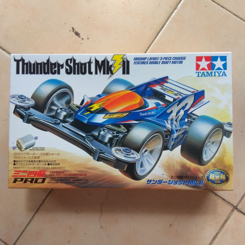 Adesivi/Decalcomanie Vintage Thunder Shot Tamiya Schumacher - Scegli Il Colore! Scala 1:10