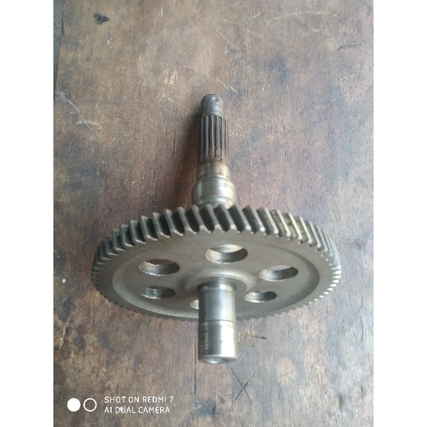 Jual as gear roda qingqi baby matic 50cc / gear roda belakang qingqi ...