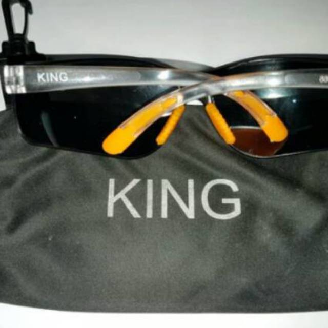 Jual Safety Goggles KING Black Color Kacamata Proyek Kacamata Safety