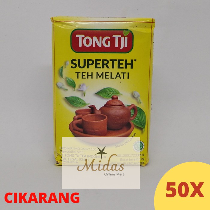 Jual Teh Tong Tji Super 50 Pcs X 10 gram | Shopee Indonesia