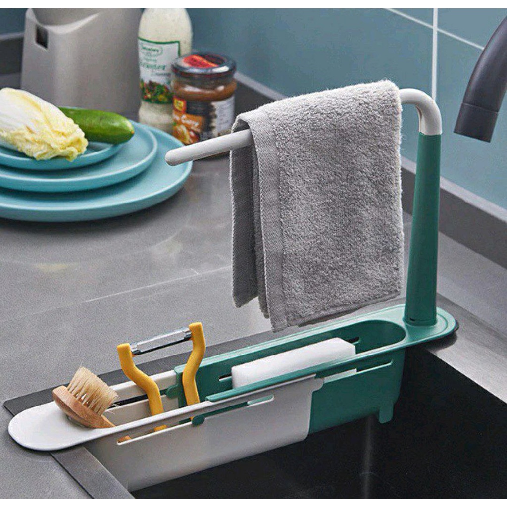 Jual Rak Holder Tempat Spoon Sponge Sikat Brush Lap Wastafel Cucian ...