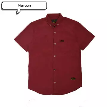NUMAKENA Kemeja Pria Lengan Pendek Polos