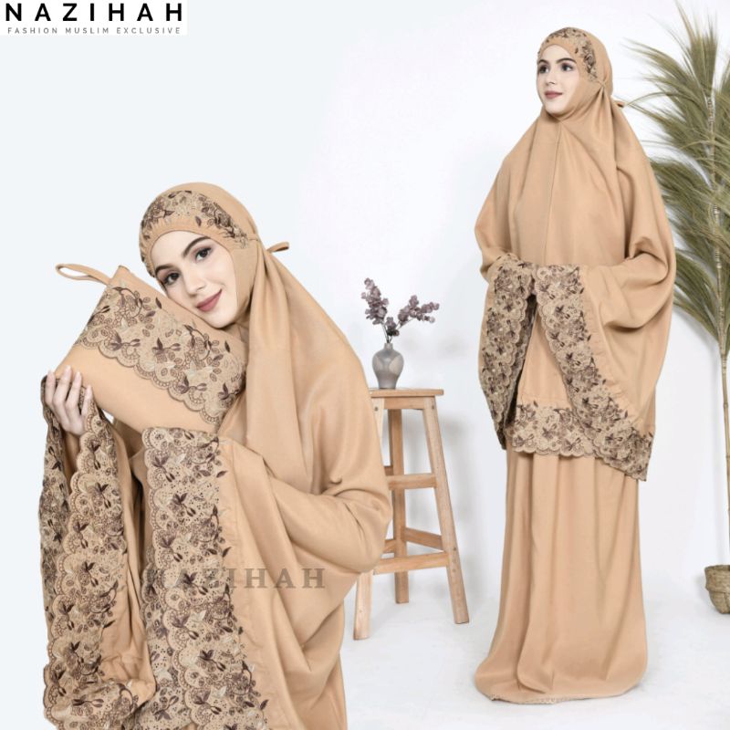mukena telekung dewasa terbaru floraleena MK