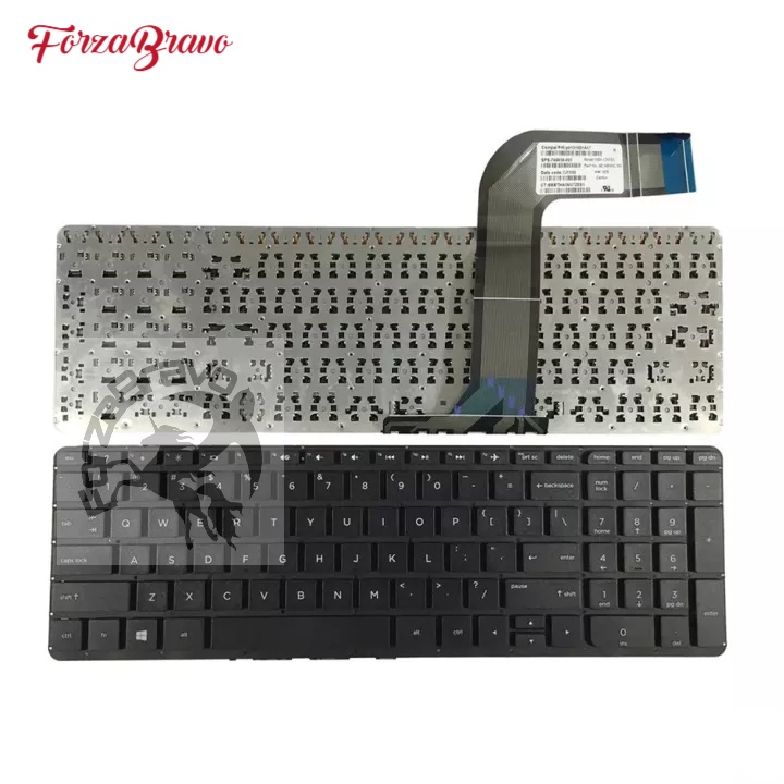 Clavier AZERTY Original HP Neuf - Compatible 15-f000, 15-f100, 15-f200 Et Autres Modèles
