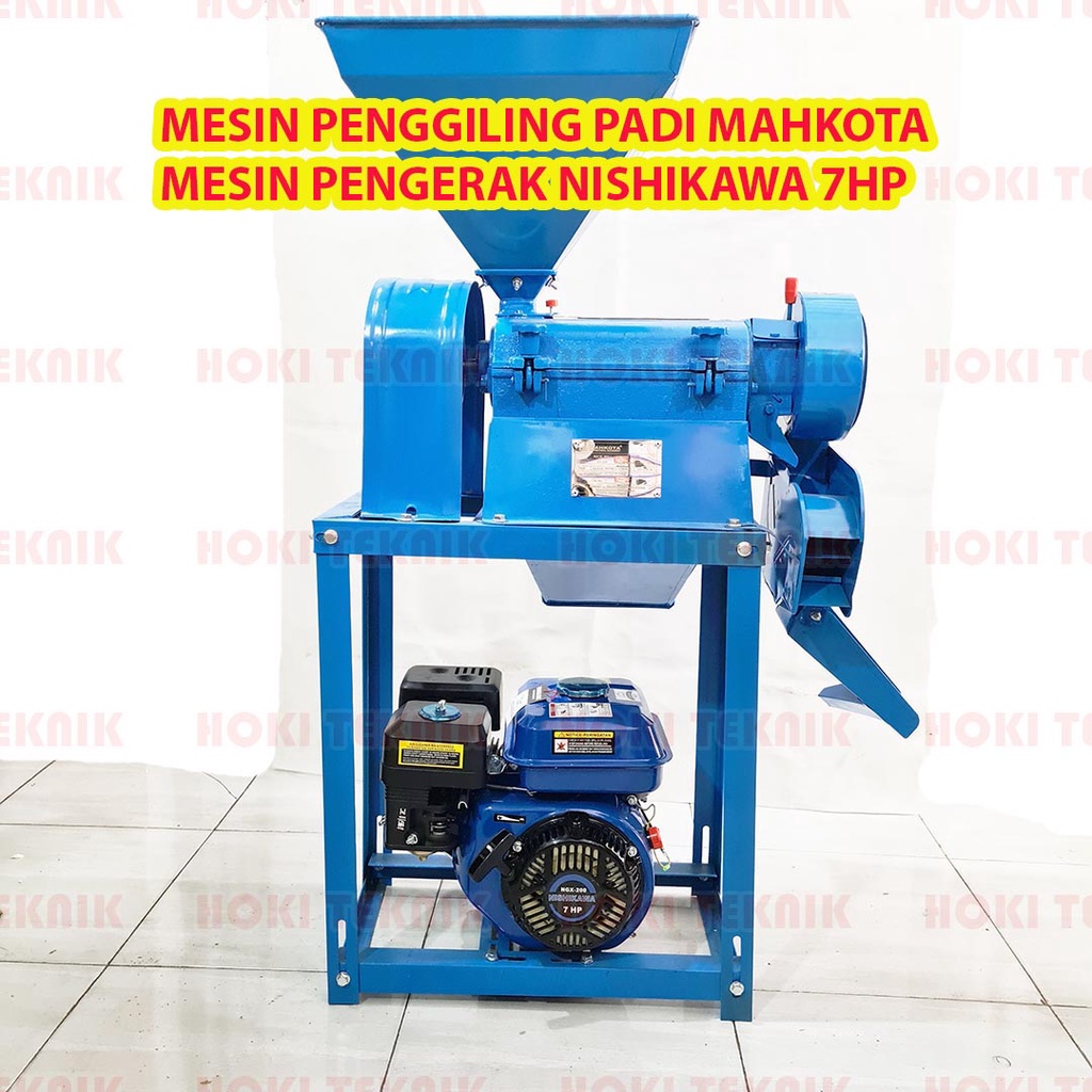 Jual Mesin Penggiling Padi Mahkota Mesin Penggerak 7hp Selep Padi Kd350