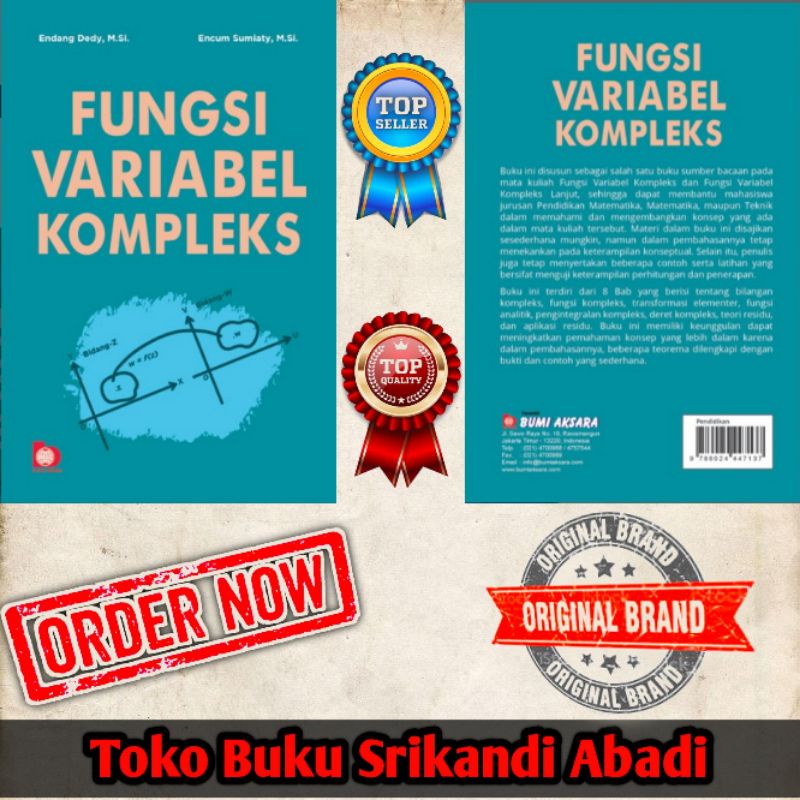 Jual FUNGSI VARIABEL KOMPLEKS | Shopee Indonesia