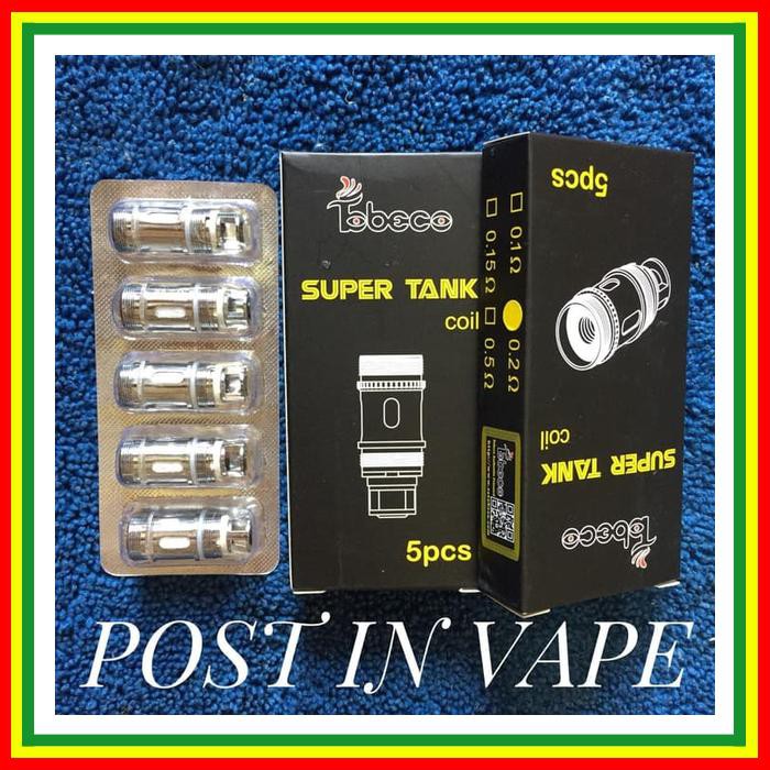 Jual Super Tank Coil 0.2 Ohm By Tobeco Authentic Replacement Coil Vape ...
