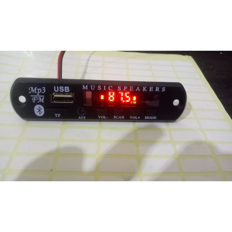 Jual modul kit MP3 bluetooth USB FM Radio / Mp3 kit bluetooch USB AUX ...